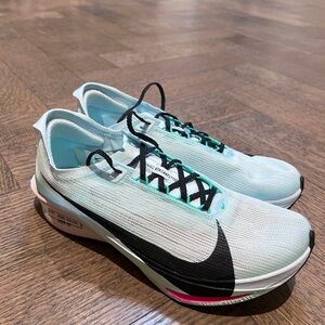 Nike Air Zoom Running Shoes in Light Blue and Black